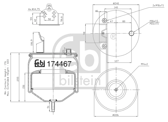 Bellow, air suspension